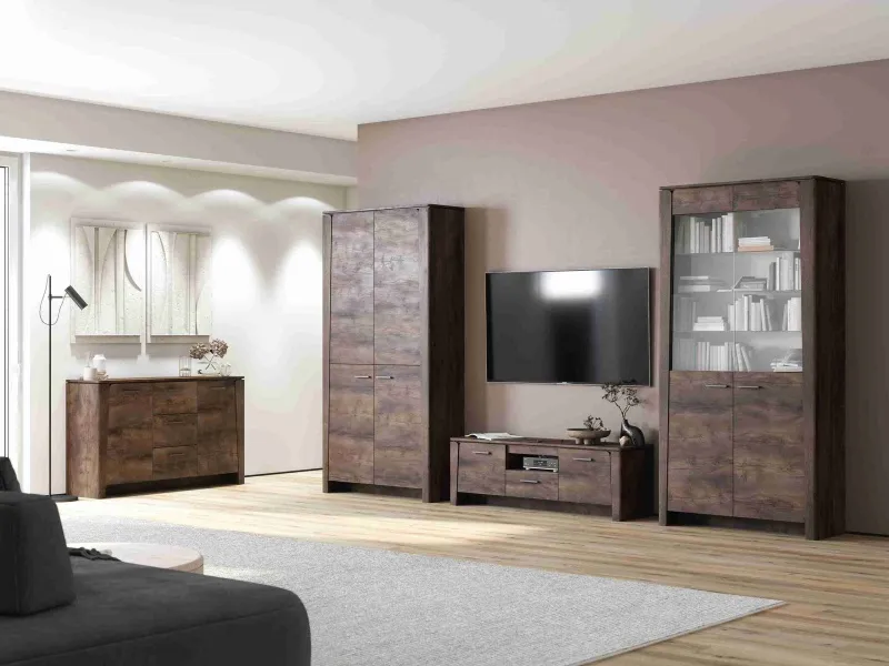 Тумба 2 дв и 1 ящ "Мальта" гостиная Таксония