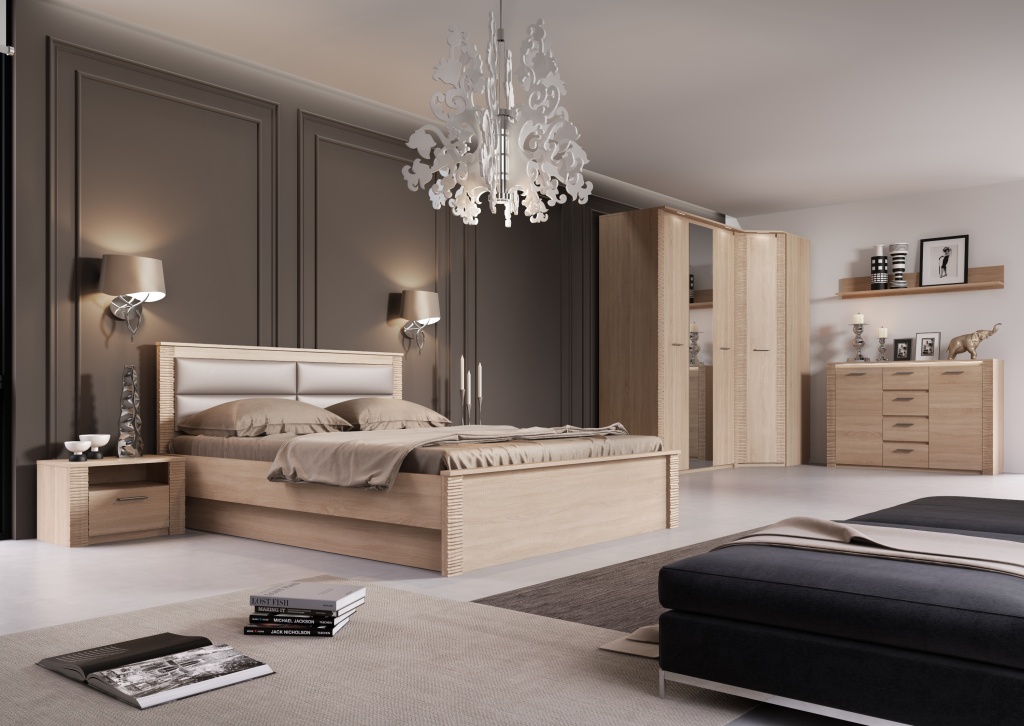 Спальный гарнитур "Элана" композиция #4 Спальный гарнитур "Элана" композиция #4